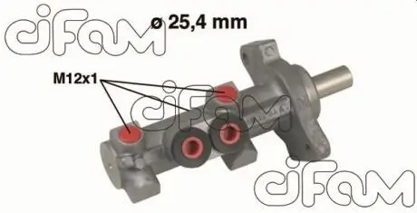 Головний гальмівний циліндр W163 96-(D1=25,4mm, +ABS)(ATE) CIFAM 202-618
