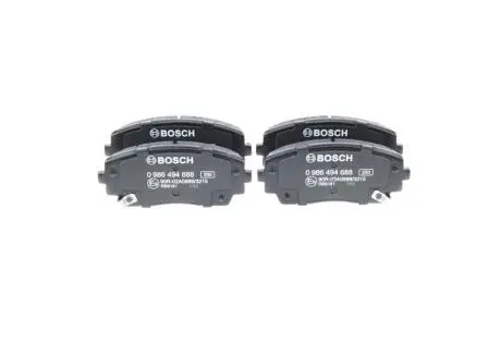 Комплект гальмівних колодок BOSCH 0986494688