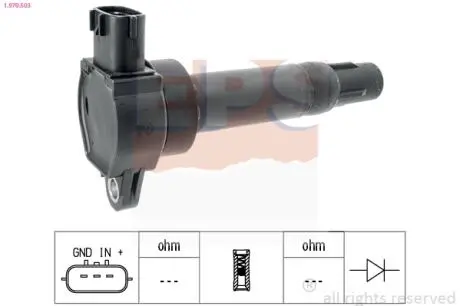 DB Катушка зажигания SMART Fortwo 1,0 07- Eps 1.970.503