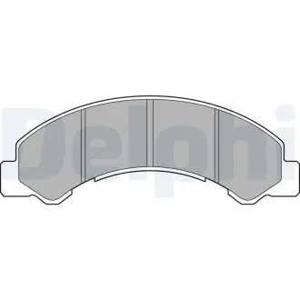 К-т тормозных колодок TOYOTA DYNA 06- Delphi LP2769 (фото 1)