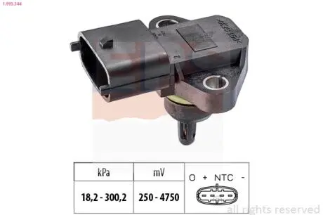 HYUNDAI Датчик давления i20 1,1CRDi 14- Eps 1.993.344