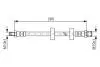 Гальмівний шланг гнучкий передн лів/прав (довжина 290мм, M10x1/M10x1) AUDI 50 VW DERBY, POLO, POLO CLASSIC, POLO II 0.8-1.4D 08.74-09.94 BOSCH 1987476334 (фото 4)