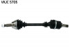 SKF FORD Полуось левая Fiesta 1,3-1,4 95- VKJC 5705