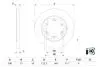 BOSCH Диск торм. зад. FORD TRANSIT 15- 0986479D43