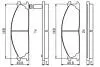 NISSAN Тормозные колодки передние Terrano BOSCH 0986494848 (фото 7)