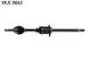 SKF NISSAN Полуось прав L=981, 29/29 зуб. QASHQAI / QASHQAI +2 I (J10, NJ10, JJ10E) 2.0 dCi 07-13 VKJC 8662