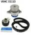 SKF К-кт ГРМ (помпа+ремень+ ролик натяжения) VW SEAT SKODA VKMC 01110