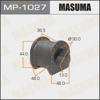 Втулка стабилизатора переднего Mitsubishi Pajero (-07) (Кратно 2 шт) Masuma MP1027 (фото 1)
