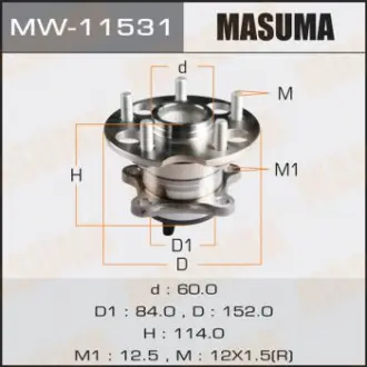 Маточина колеса Masuma MW11531