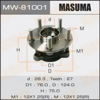 Ступица колеса Masuma MW81001