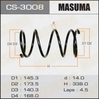 Пружина Masuma CS3008