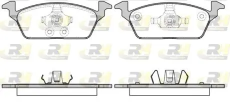 Фото 1 - колодки гальмівні ROADHOUSE 21703.00 Колодки гальмівні ROADHOUSE 21703.00 (фото 1)