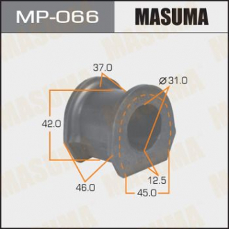 Втулка стабилизатора переднего Mitsubishi Pajero (-06) (Кратно 2 шт) Masuma MP066 (фото 1)