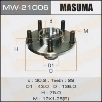 Ступица колеса Masuma MW21006