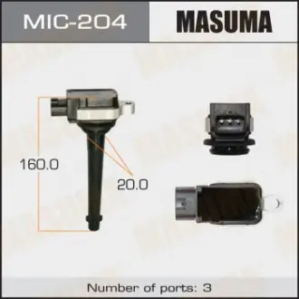 Катушка зажигания Nissan Micra, Qashqai, Note 1.6, X-Trail 2.0 (-14) Masuma MIC204