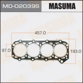 Прокладка ГБЦ Masuma MD02039S
