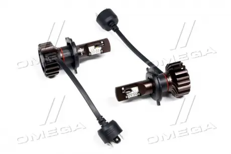 Лампа светодиодная LED H4 12/24V Ultinon Pro9100 +350% 18W 5800K (комплект) (выр-во) PHILIPS 11342U91X2 (фото 1)