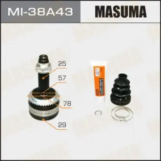 ШРУС наружный Mitsubishi Outlander (03-09) (нар 25/вн 29) Masuma MI38A43