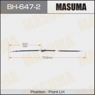 Шланг тормозной Masuma BH6472