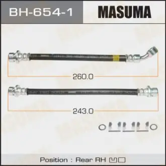 Шланг тормозной Masuma BH6541