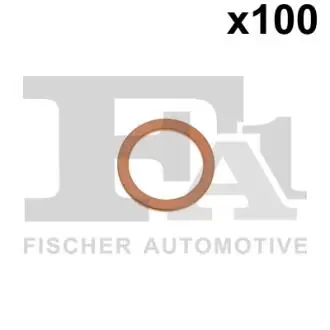 FISCHER Подкладка (шайба) медная 10x14x1мм (773.520602.290) Fischer Automotive One (FA1) 722.520.100 (фото 1)