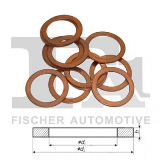 FISCHER Подкладка медная 8x12x1мм (773.520) шайба Fischer Automotive One (FA1) 411.310.100 (фото 1)