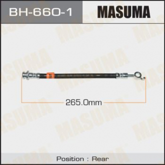 Шланг тормозной Masuma BH6601