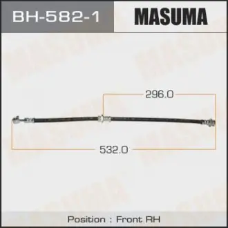 Шланг тормозной Masuma BH5821