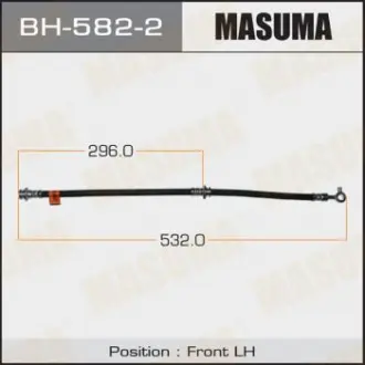 Шланг тормозной Masuma BH5822