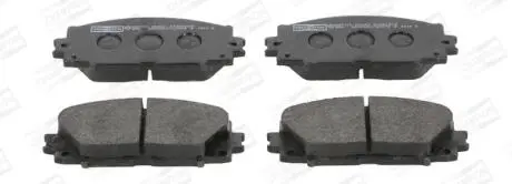 Колодки гальмові дискові передні TOYOTA ALLION II (_T26_) 07-, PREMIO (_T26_) CHAMPION 572578CH
