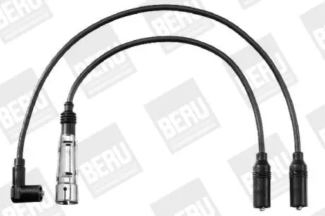 Провода высокого напряжения (5шт) AUDI 80 1,3-2,0 -91 100 1,8 -90 BERU ZEF717