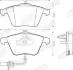 Тормозные колодки перед. AUDI A6/S6 2,5-4,2 99- (с датч.) Jurid 573145JC (фото 2)