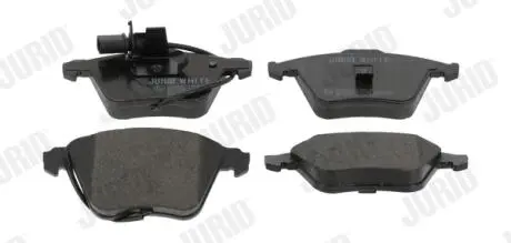 Тормозные колодки перед. AUDI A6/S6 2,5-4,2 99- (с датч.) Jurid 573145JC