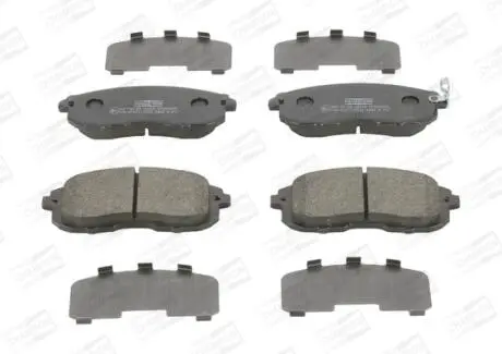 Колодки тормозные дисковые передние FIAT SEDICI (189_) 06-14|SUZUKI SX4 (EY, GY) CHAMPION 573646CH
