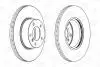Диск тормозной передний (кратно 2шт.) BMW 3 (E90) 04-12, 3 (F30, F80) 11-18, 3 T CHAMPION 562618CH (фото 2)
