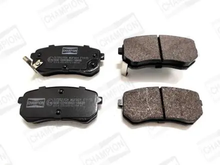 Колодки гальмівні дискові задні HYUNDAI i10 I (PA) 07-|KIA PICANTO I (SA) 04-1 CHAMPION 572527CH
