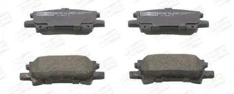 Колодки тормозные дисковые задние LEXUS RX (_U3_) 03-08|TOYOTA HARRIER (_U3_) 03 CHAMPION 572621CH