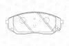 Колодки гальмові дискові передні KIA SORENTO I (JC) 02-11|MAZDA 626 II (GC) 8 CHAMPION 572511CH (фото 2)