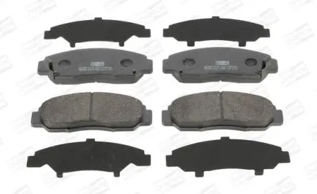 Колодки тормозные дисковые передние HONDA ACCORD VII (CM) 02-08, CIVIC IX Saloon CHAMPION 572449CH