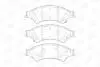 Колодки гальмові дискові передні FORD RANGER (TKE) 11- CHAMPION 573449CH (фото 2)