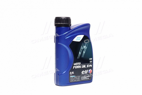 Олива гідравл. MOTO FORK OIL SYN 10W (Каністра 0.5л) для вилок та амортизаторів ELF 213966