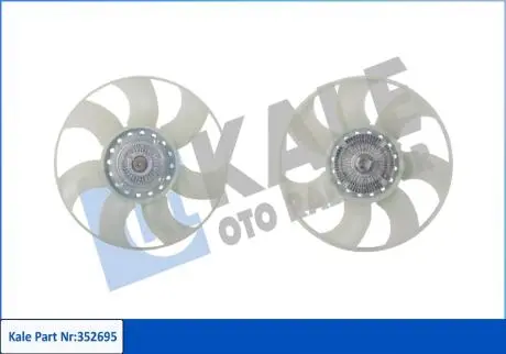 KALE FORD Вискомуфта к-кт вентилятора радиатора Transit 2.2TDCi 11- KALE OTO RADYATOR 352695
