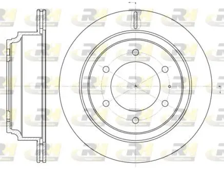 Гальмівний диск ROADHOUSE 6515.10