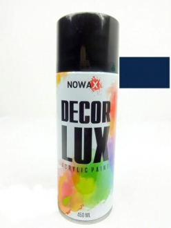 Краска акриловая спрей (темно-синий) (5010) DECOR LUX NOWAX NX48034 (фото 1)