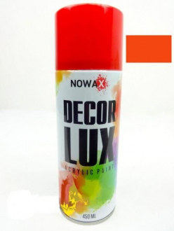 Краска акриловая спрей (оранж) (2004) DECOR LUX NOWAX NX48021