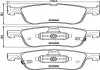 Колодки тормозные дисковые передние Ford Focus IV (18-), Kuga III (19-), Puma (1 NISSHINBO NP5091 (фото 1)