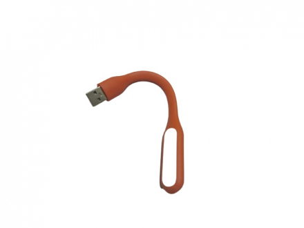 Гибкая USB лампа-фонарик LED (оранжевый) Aftermarket 154836
