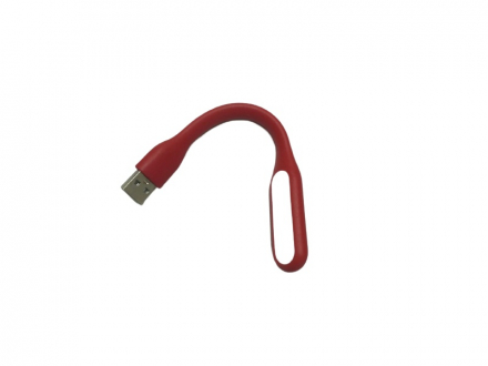 Гибкая USB лампа-фонарик LED (красный) Aftermarket 154833