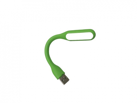 Гибкая USB лампа-фонарик LED (зеленый) Aftermarket 154835