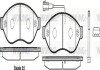 Колодки тормозные дисковые передние Citroen Jumper 2.2 06-,Citroen Jumper 3.0 06 Woking P1337301 (фото 1)